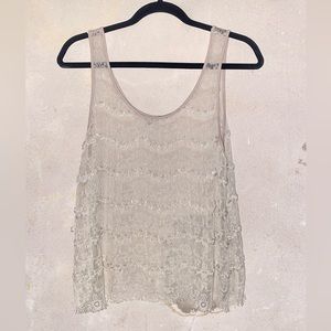 🧚‍♀️3for50$ Vintage lace beaded shirt